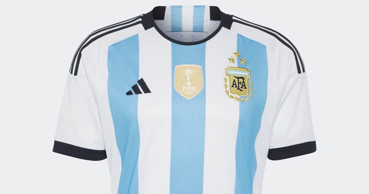 Remera Adidas Argentina 3 estrellas