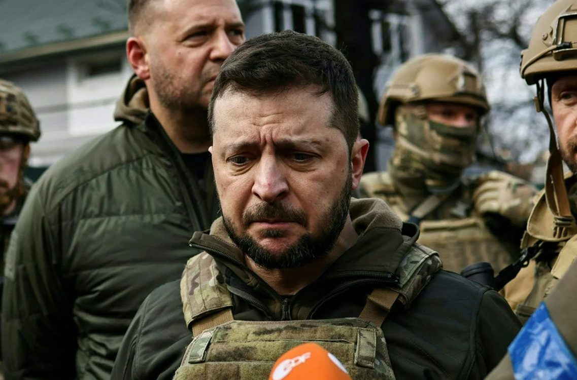 El presidente Volodymyr Zelensky