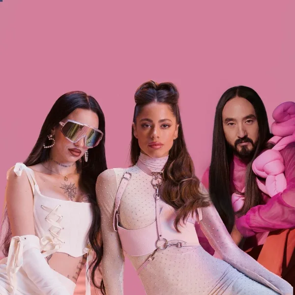 Tini Joaqui Steve Aoki Muñecas Tini, La Joaqui y Steve Aoki Muñecas