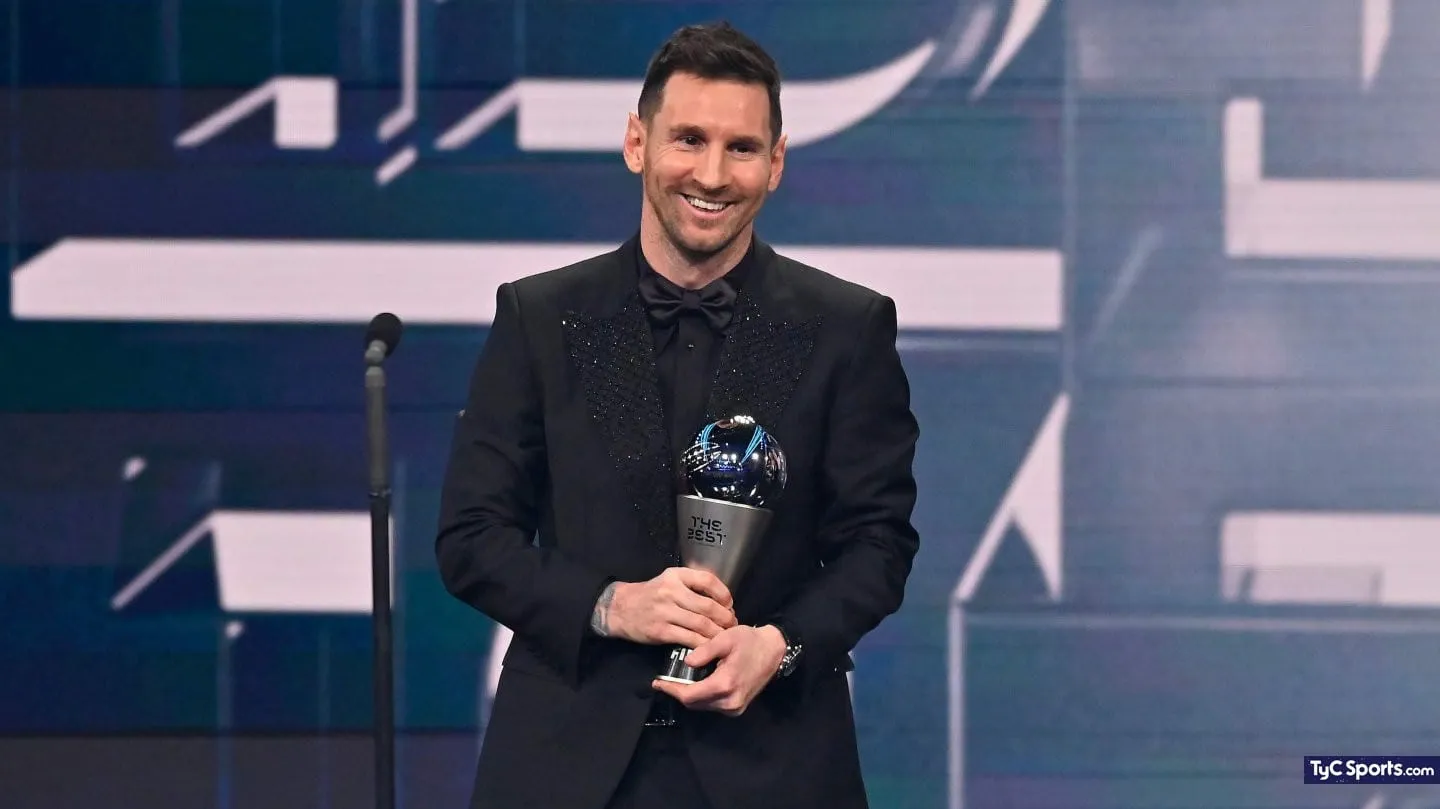 Messi fue galardonado como el mejor jugador del mundo en los premios The Best de la FIFA