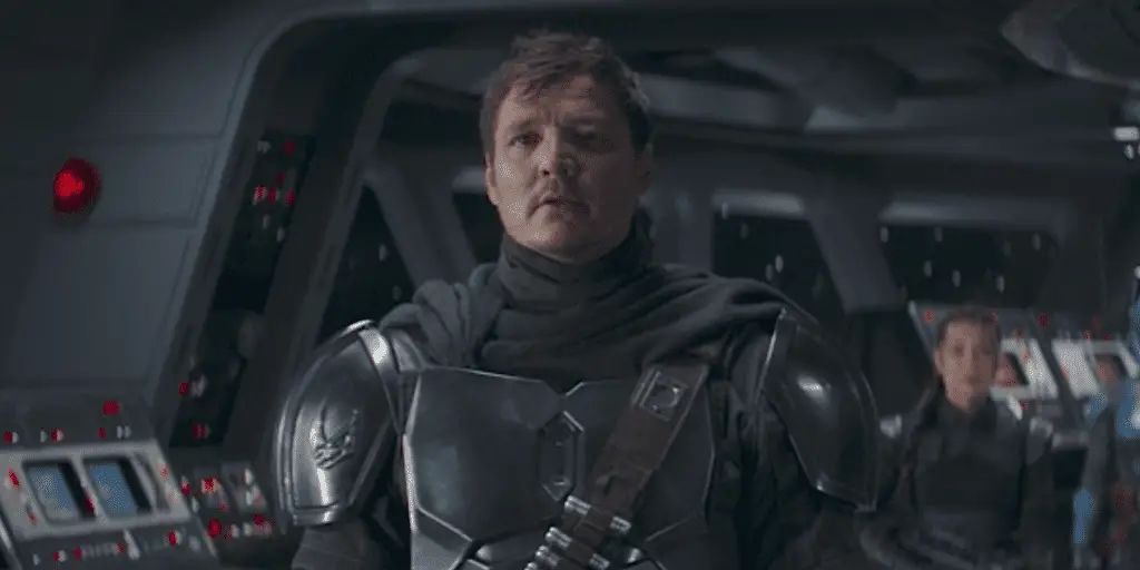 Imagen de Pedro Pascal como protagonista de The Mandalorian.