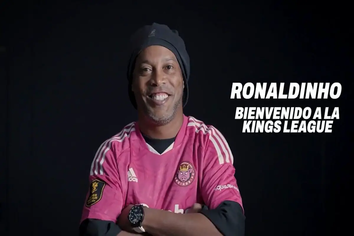 Ronaldinho regresa al fútbol en la Kings League Ronaldinho Kings League
