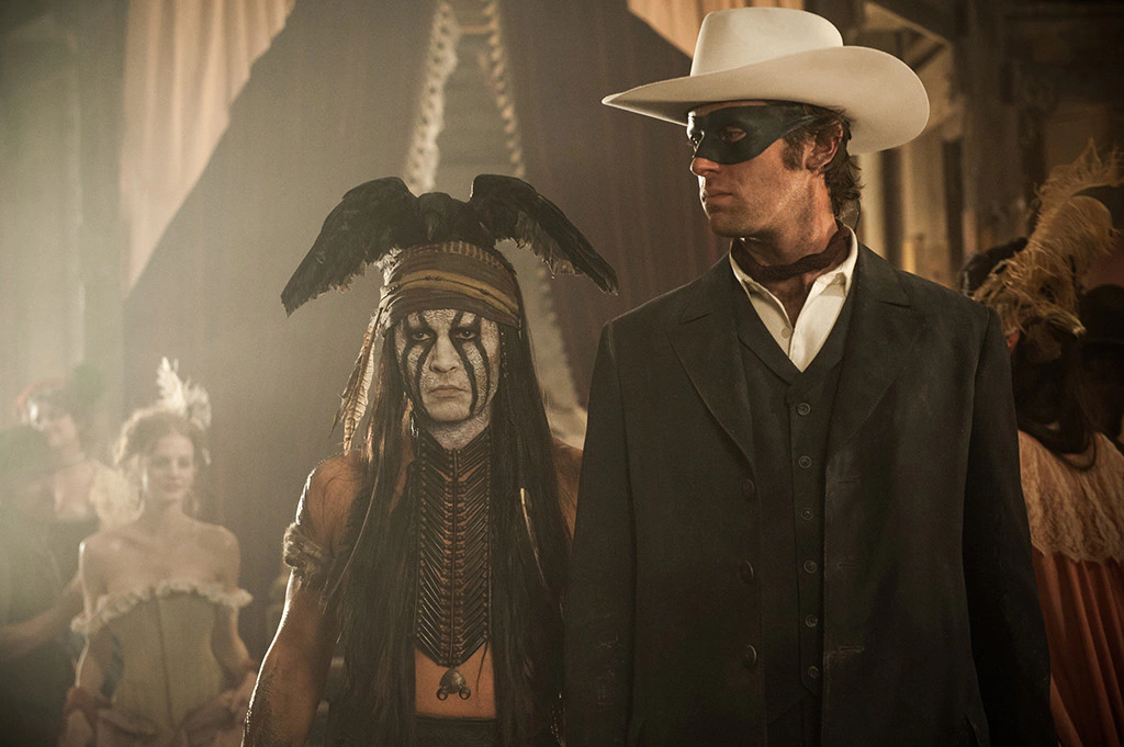 Imagen de Armie Hammer y Johnny Depp en El Llanero Solitario