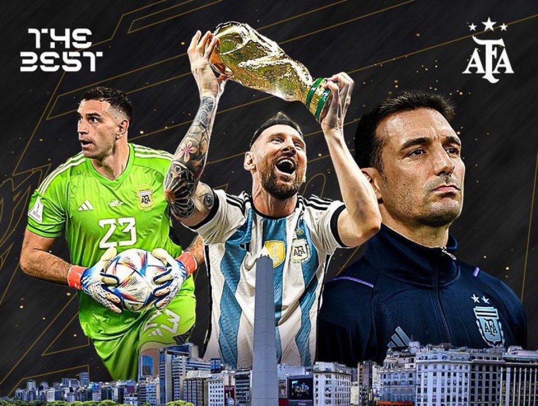 Argentina, The Best Argentina Se llevo todos los premios The Best