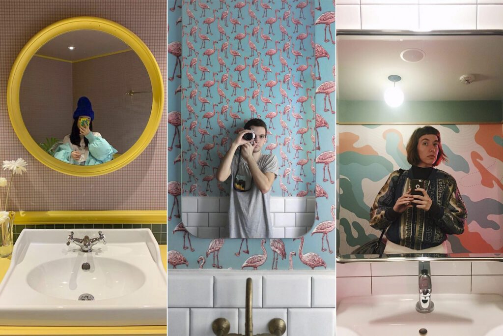  La pose 'Porcelanosa': el selfie en el baño