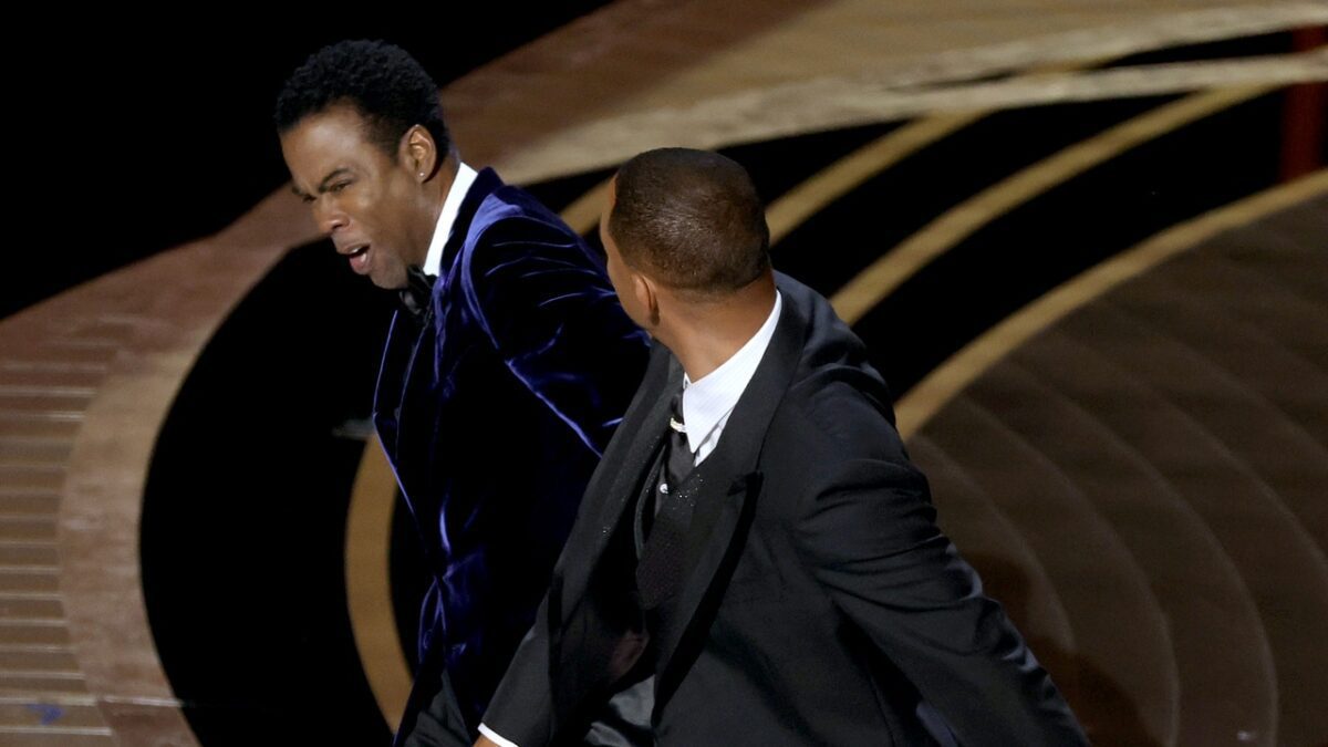Will Smith y Chris Rock en los Premios Oscar