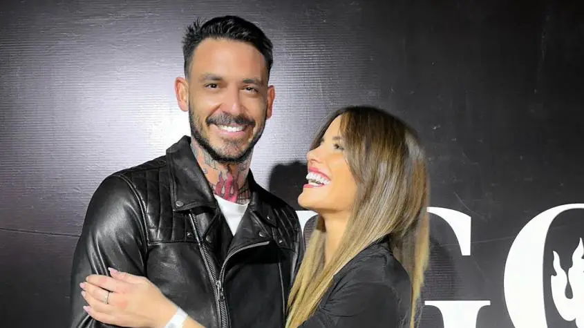 La pareja más romántica de la moda: Mauricio Pinilla y Gala Caldirola.