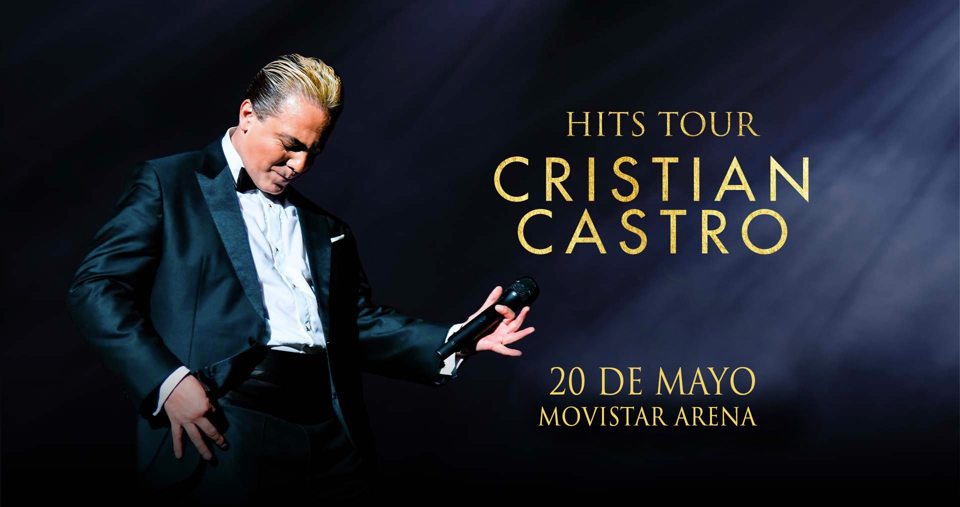 Cristian Castro en Chile el 20 de mayo.