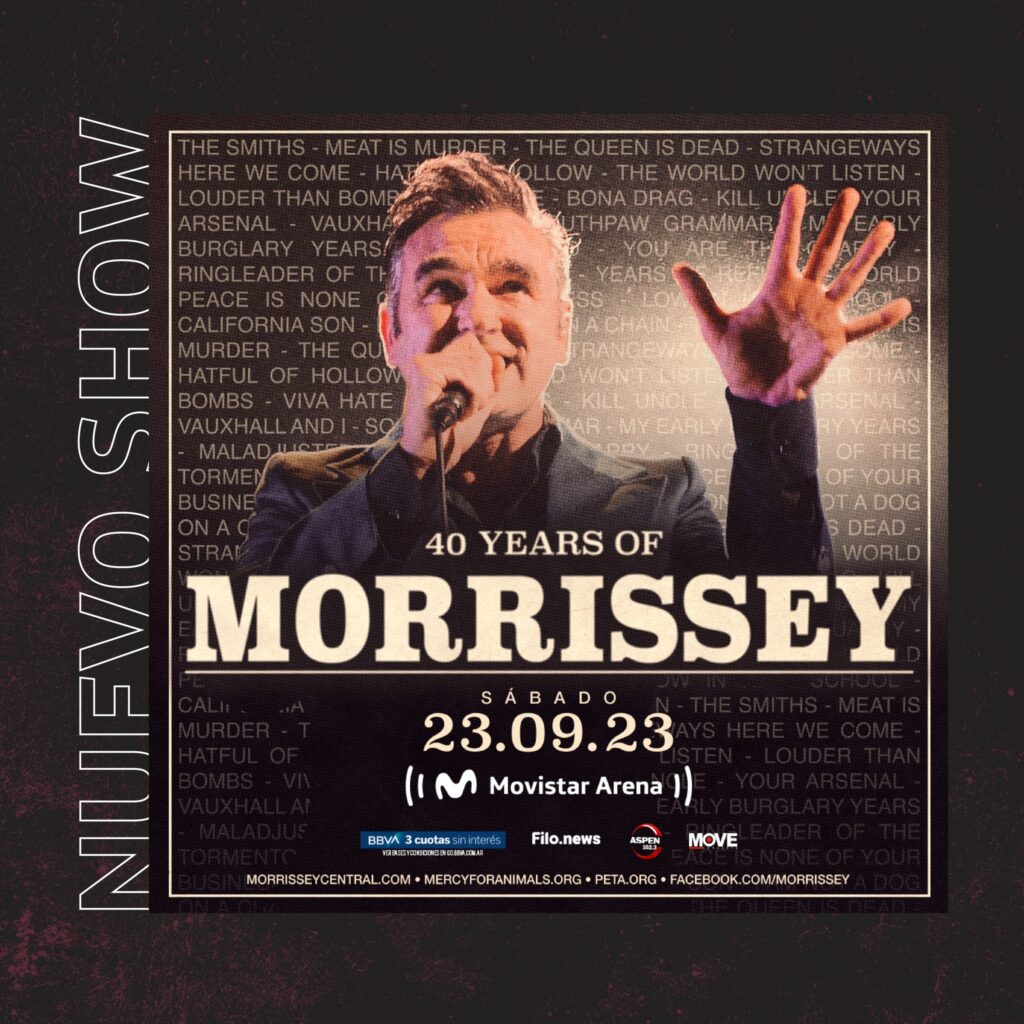 Morrissey, The Smiths, Conciertos en Argentina