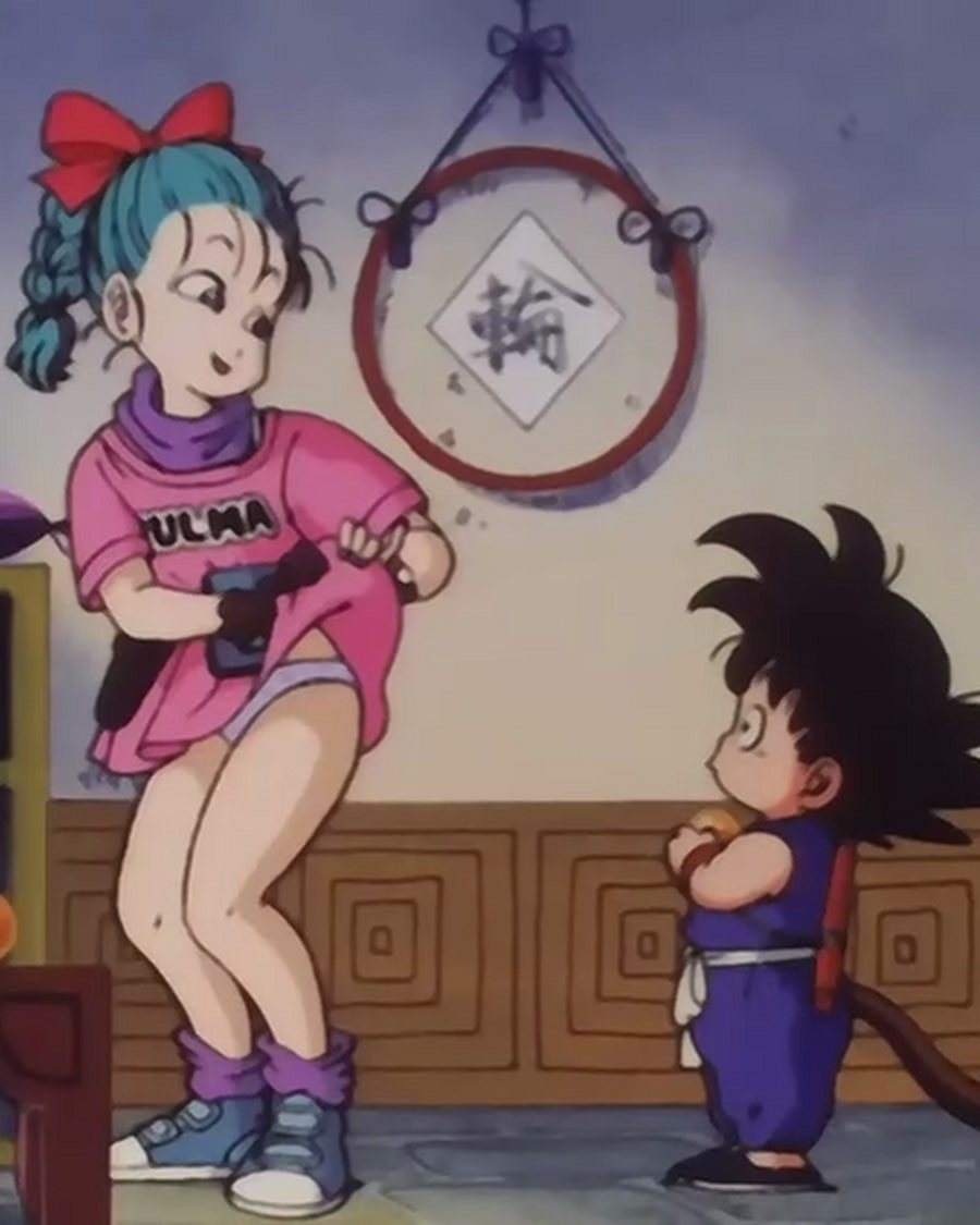 La escena censurada de Bulma en Dragon Ball