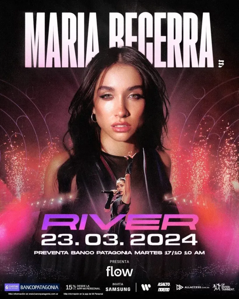 María Becerra en River 2024