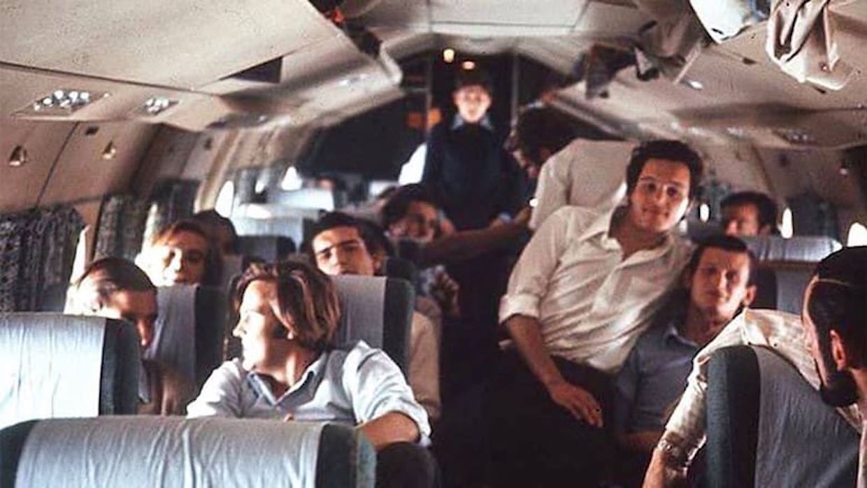 Foto real del accidente aéreo que inspiró la película 'La Sociedad de la Nieve'