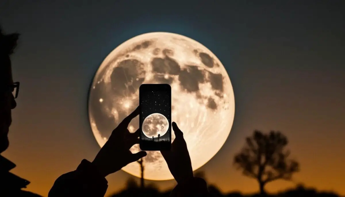 Fotografiar la luna llena con un smartphone