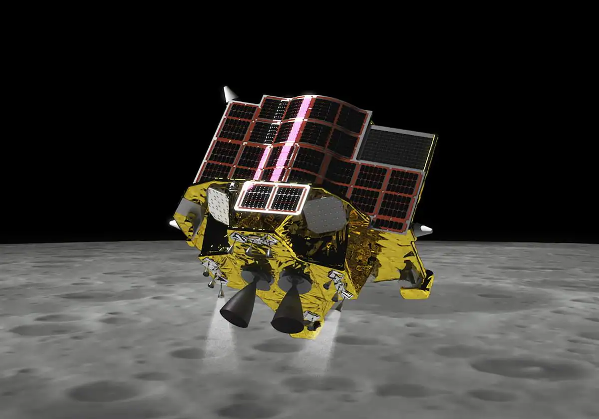 Fotos de la la sonda Slim en la Luna