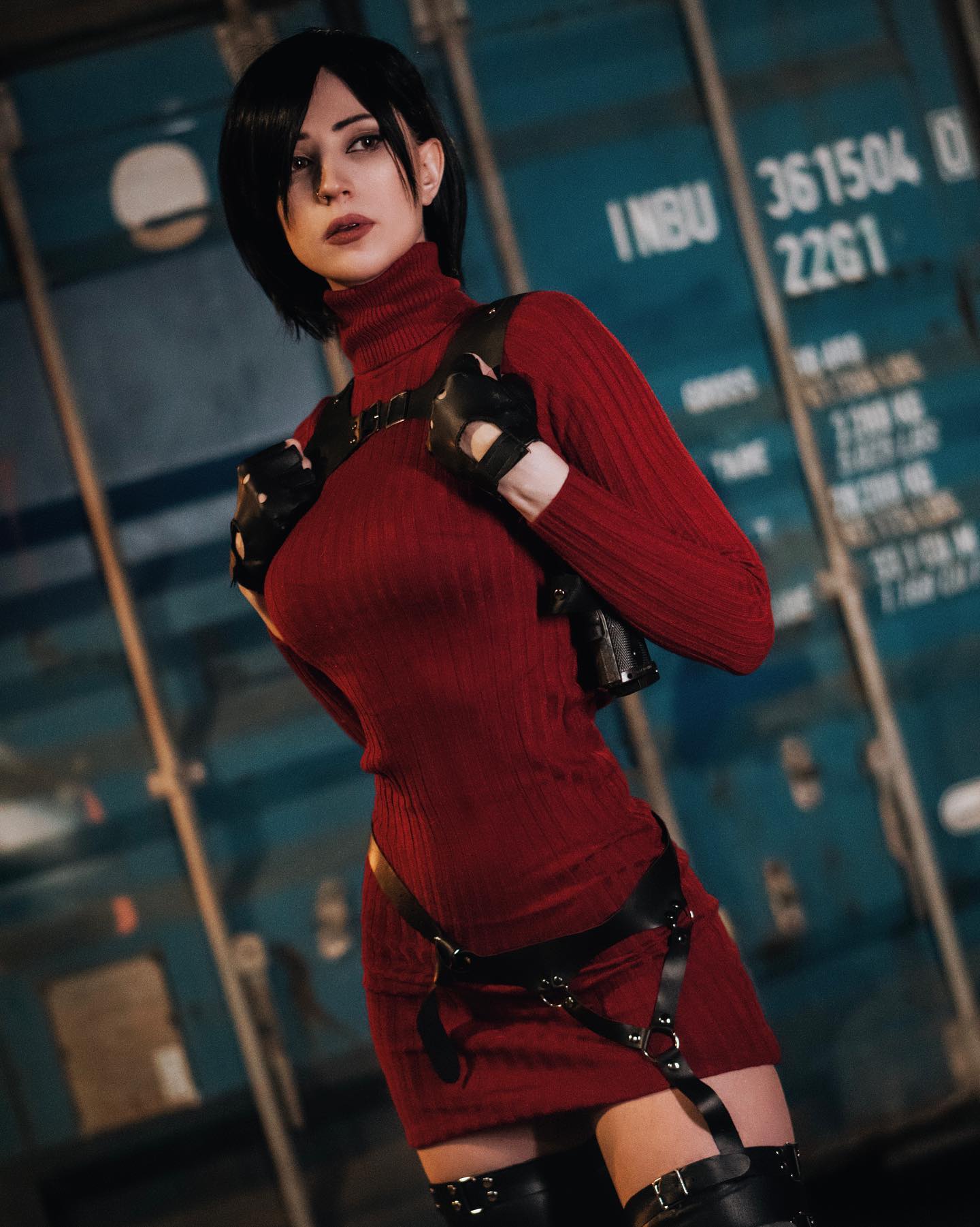 Representación de Ada Wong, Modelo Rusa Resident Evil, @Megalcarmen Cosplay
