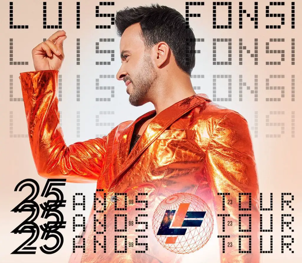 Luis Fonsi en Movistar Arena – Celebración de 25 años Luis Fonsi en el Movistar Arena, 25 años de carrera