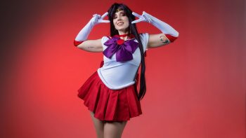 Samurai Jill cosplay de Sailor Mars