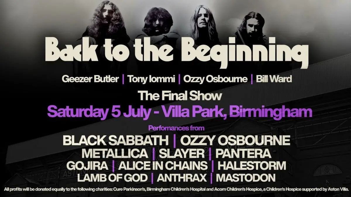 The Back to the Beginning Ozzy Osbourne - ColorMusic
