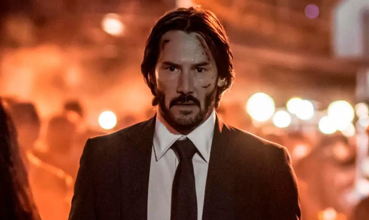 Keanu Reeves como John Wick en una escena previa a John Wick 5, la nueva entrega confirmada de la franquicia